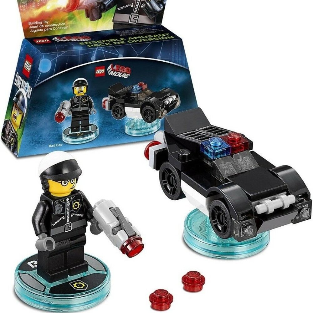 Lego Dimensions bad cop police car fun pack 71213 not machine specific retired